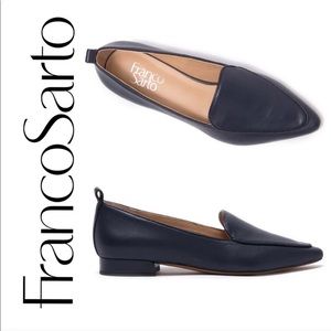 New Franco Sarto Studio Leather Flat Loafers 9.5